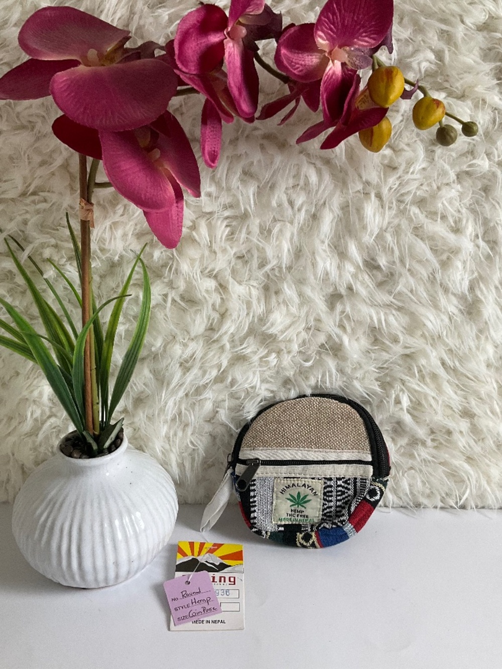 HIMALAYAN HEMP COIN PURSE~NEW!